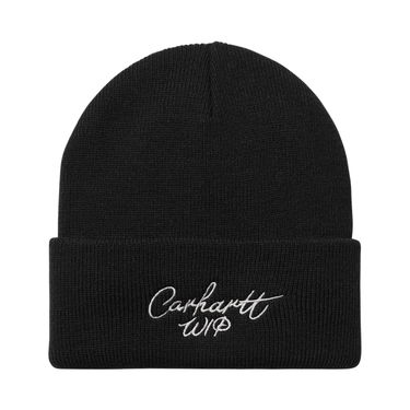 Kulicha Carhartt WIP Signature Knit Beanie Čierna | I033844_3, 0