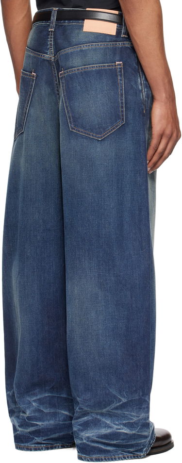 Džínsy Acne Studios Super Baggy Indigo Jeans Modrá | B00372-, 2