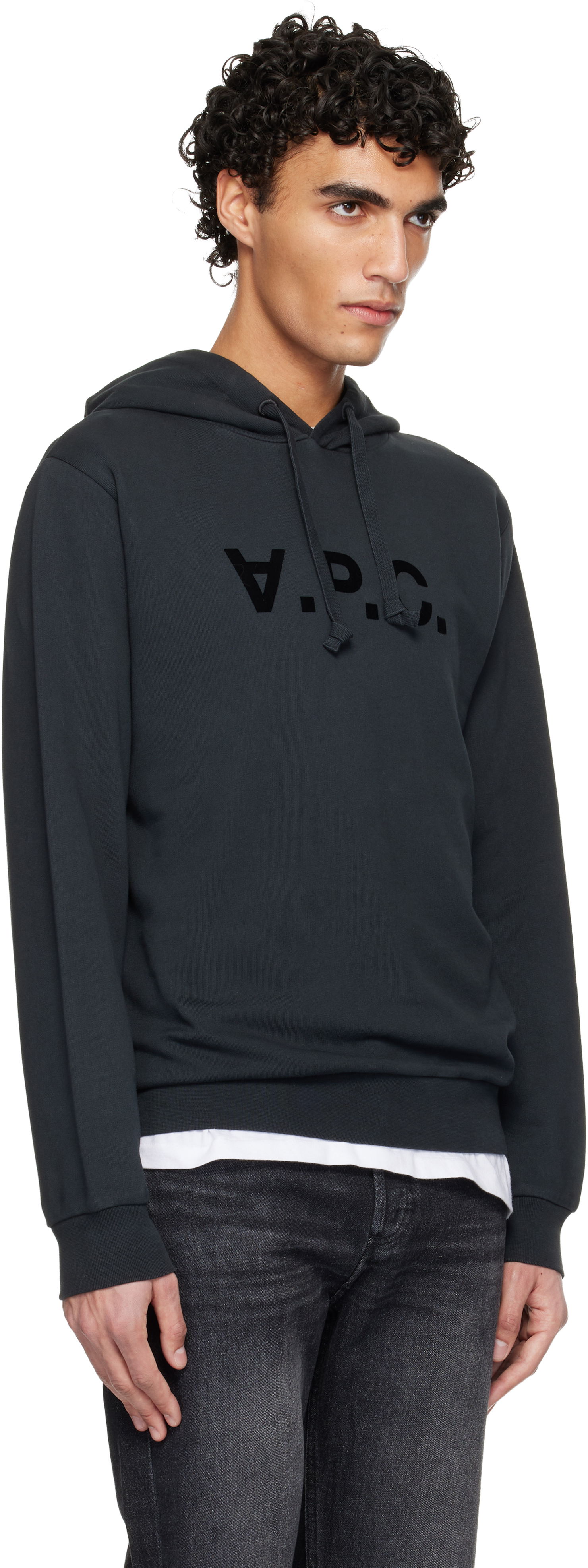 Mikina A.P.C. Standard Grand 'VPC' Hoodie Šedá | COHMC-M27908, 1