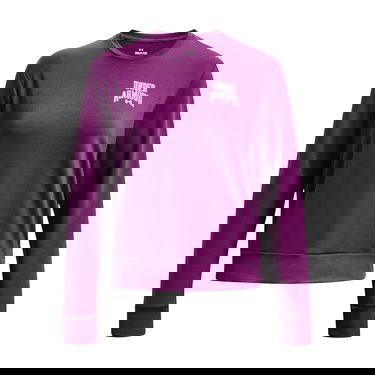 Mikina Under Armour Rival Terry Graphic Crewneck Fialová | 1379477-573, 4