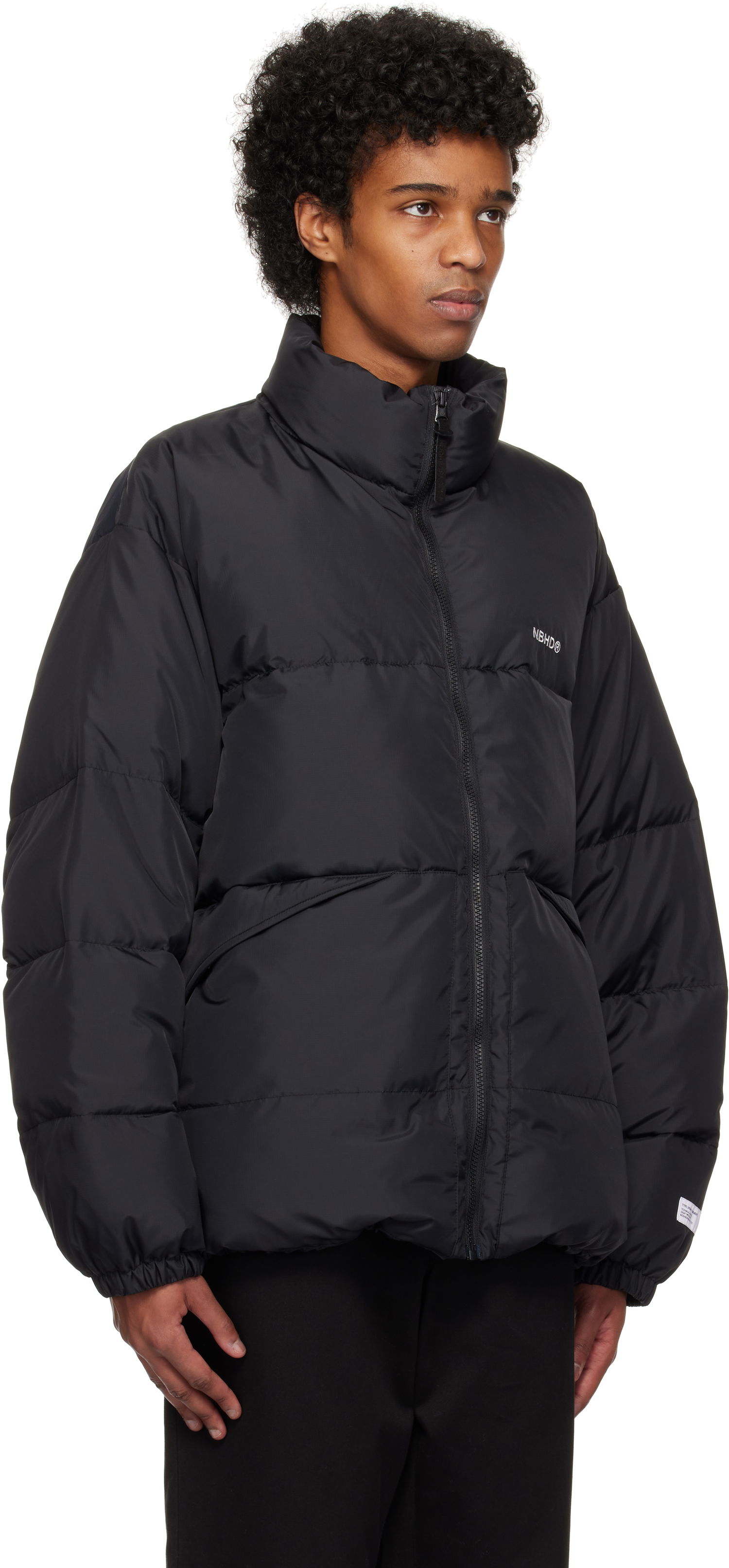Prešívaná bunda Neighborhood Classic Down Jacket Čierna | 242TSNH-JKM05, 1