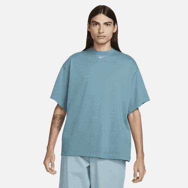 Tričko Nike Solo Swoosh Tyrkysová | FB7865-440, 0