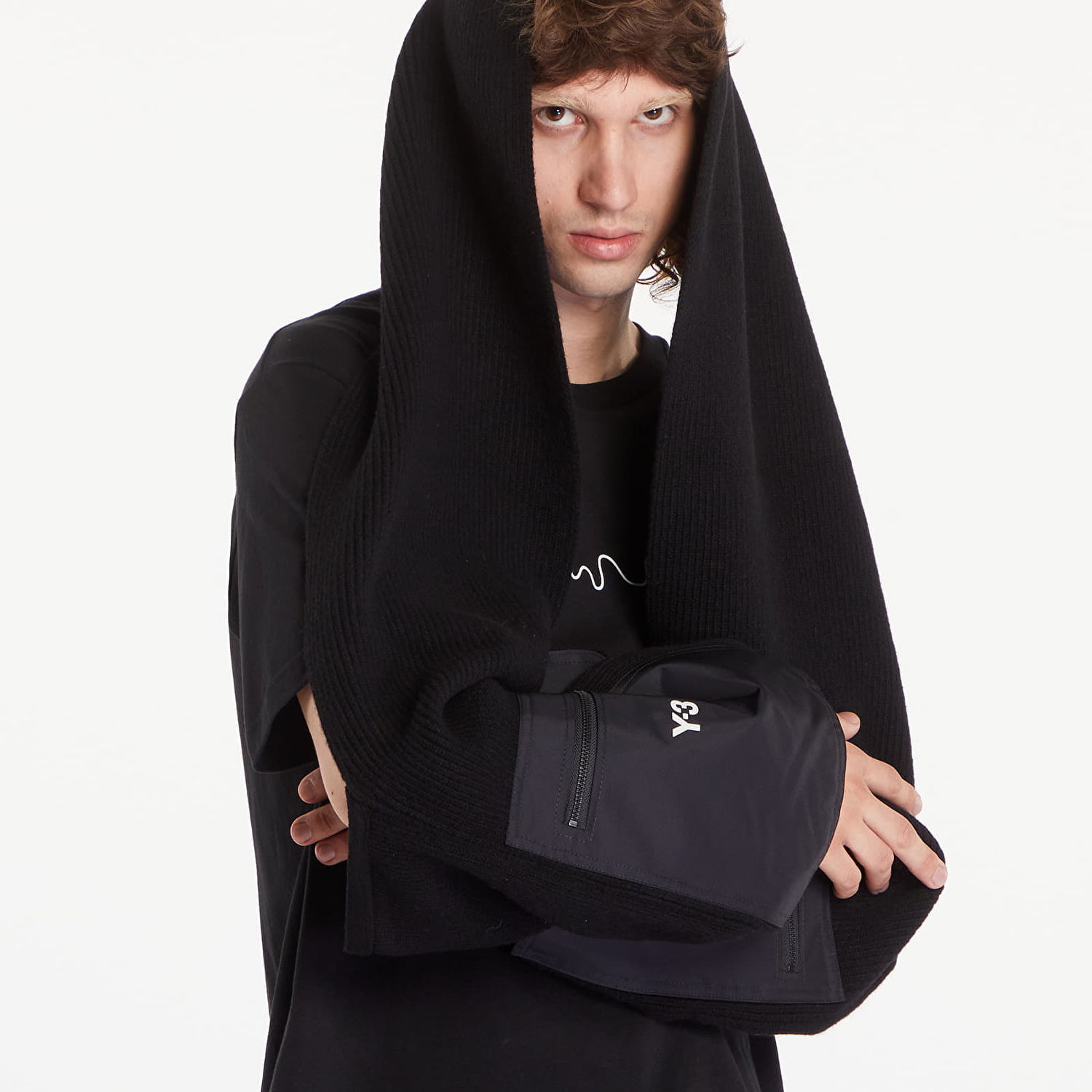 Šál Y-3 Sleeve Scarf Black OSFA Čierna | IY9276, 1