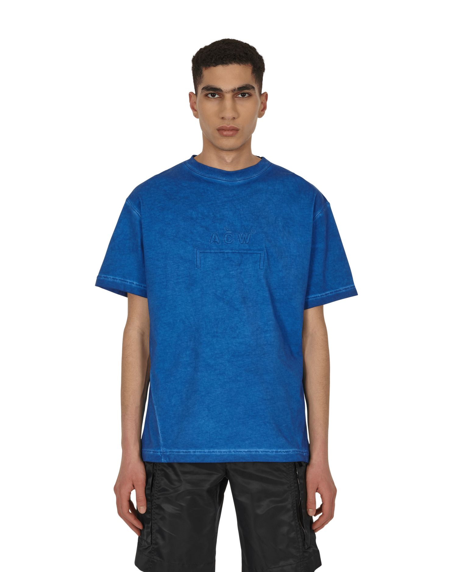 Tričko A-COLD-WALL* Dissolve Dye T-Shirt Modrá | ACWMTS073 COBBLU, 0