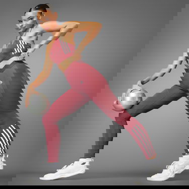 Legíny adidas Performance Hyperglam Full-Length Tights Červená | JE8821, 0