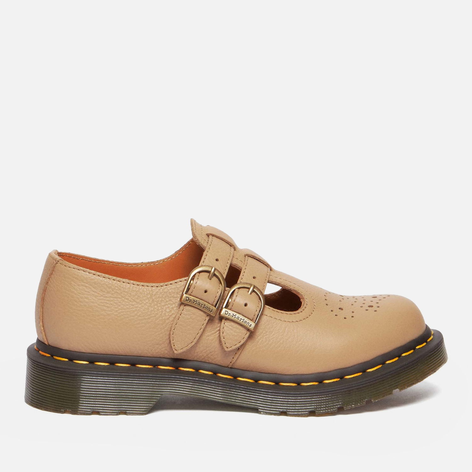 Tenisky a topánky Dr. Martens 8065 Virginia Leather Mary-Jane W Béžová | 30692439, 0