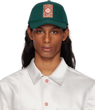 Šiltovka Casablanca Casablanca Gothic Logo Baseball Cap Zelené | AS25-HAT-008-02, 0