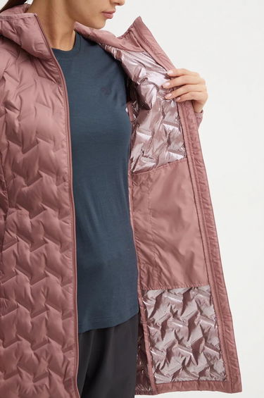 Prešívaná bunda Columbia Columbia Delta Ridge Women's Hooded Insulated Jacket Ružová | 2088213, 5