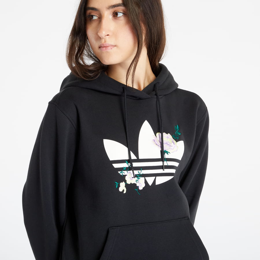 Flower Embroidery Hoodie