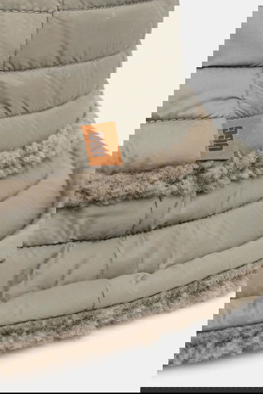 Klobúk UGG Reversible Puffer Bucket Hat with Sherpa Trim Šedá | 101018, 1