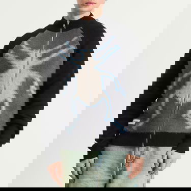 Sveter Butter Goods Beetle Zip Knit Sweater Rôznofarebný | BG254300-BLK, 2