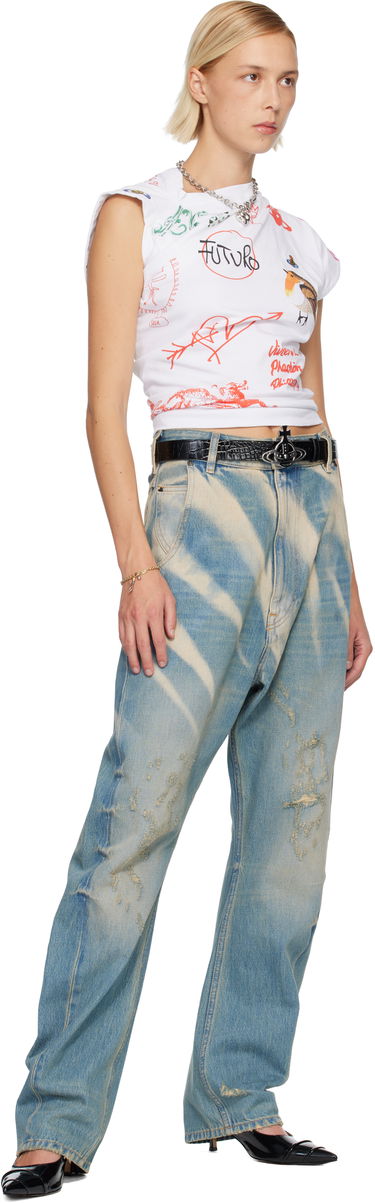 Náhrdelník Vivienne Westwood Vivienne Westwood Lee Chunky Chain Star-Cutout Crystal Heart Pendant Necklace Metalická | 63010148-02P102-, 2