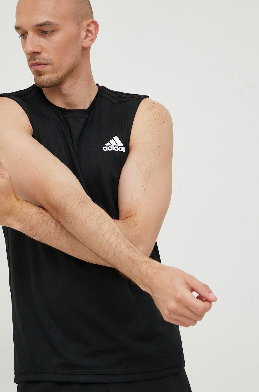 Tielko adidas Performance adidas Performance Designed To Move Training Sleeveless T-Shirt Čierna | GM2130, 0