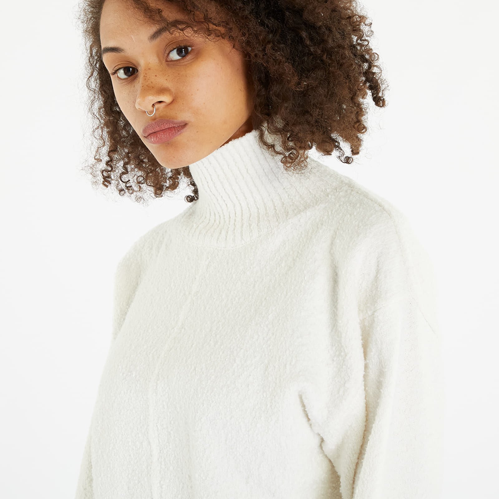 Boucle High Neck Sweater
