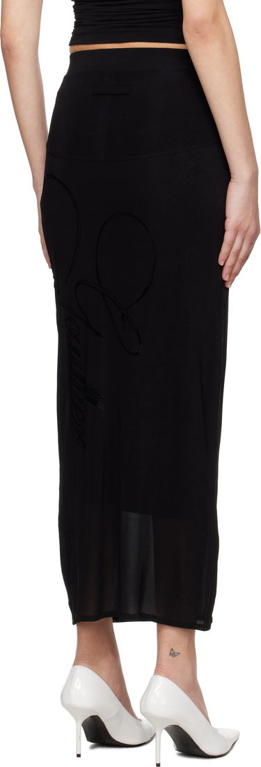 Sukňa Jean Paul Gaultier Jean Paul Gaultier Viscose Jersey Maxi Skirt Čierna | 25/34-F-JU165I-J082-00, 2