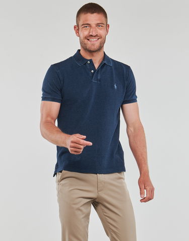 Polo tričko Polo by Ralph Lauren Cotton Polo Shirt Tee Navy | 710680784140, 1