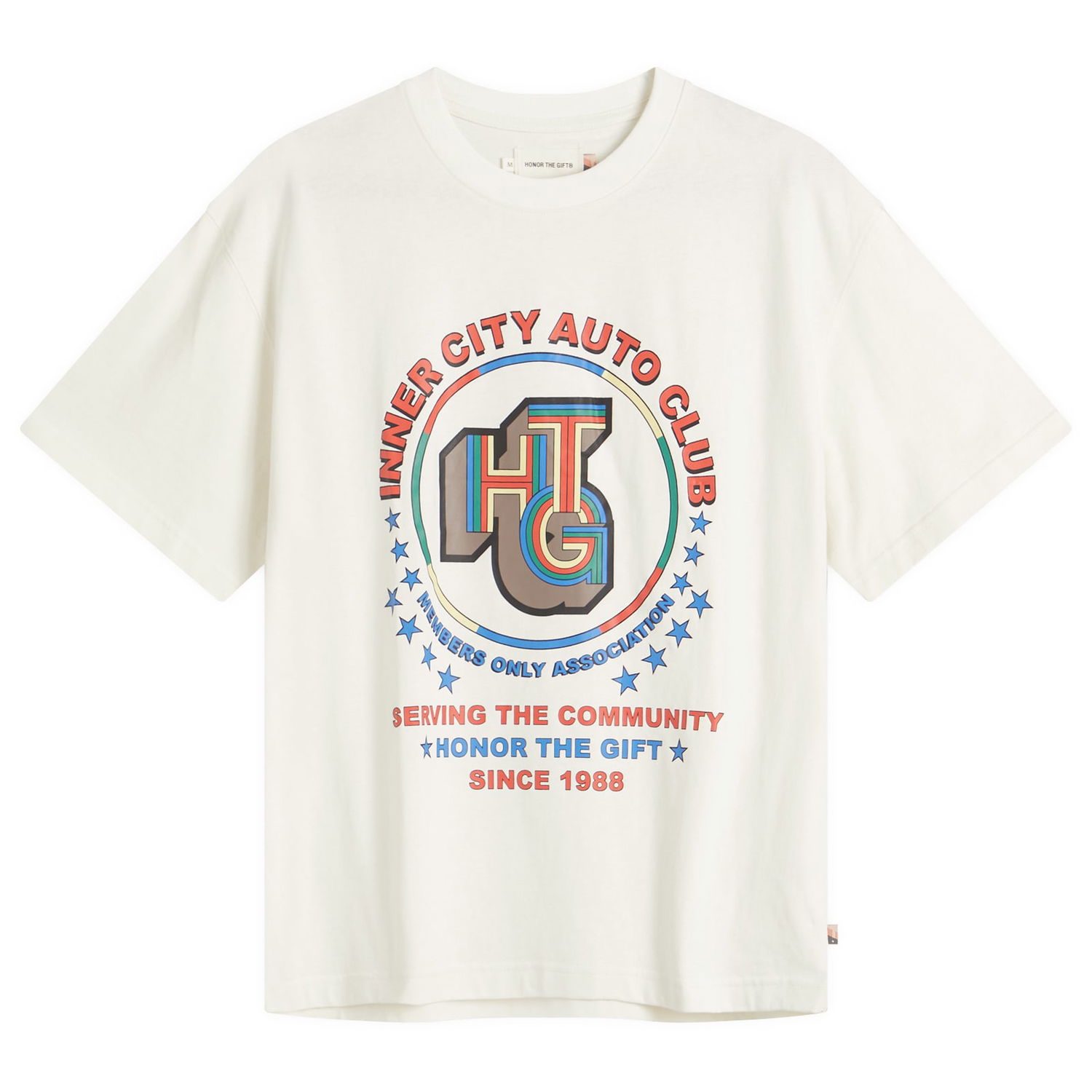 Tričko Honor The Gift Auto Association Graphic T-Shirt Biela | HTG250147-BON, 0