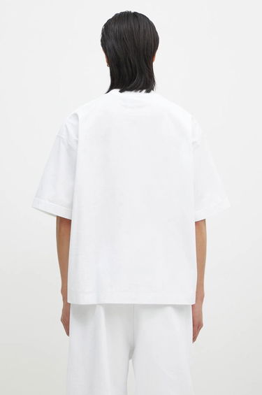 Tričko VETEMENTS 'VET' Cropped Boxy T-Shirt Biela | UA66TR685W, 2