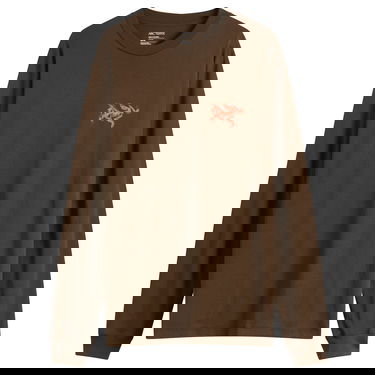 Tričko Arcteryx Kragg SL Bird Tile LS T-Shirt Hnedá | X000009537-022412, 0