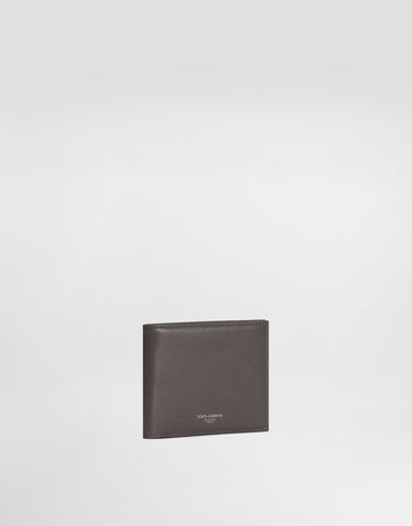 Peňaženka Dolce & Gabbana Dolce & Gabbana Calfskin Bifold Wallet Šedá | BP1321AV95680730, 1