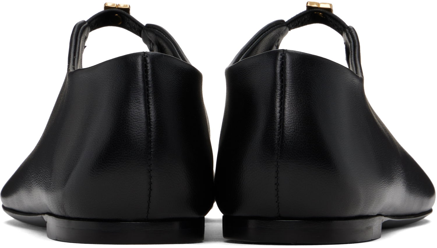 Oblečenie Givenchy Givenchy 4G Liquid Ballerina Flats Čierna | BE500VE16Q001, 1