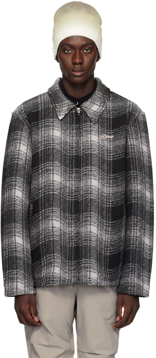 Wave Plaid Jacket