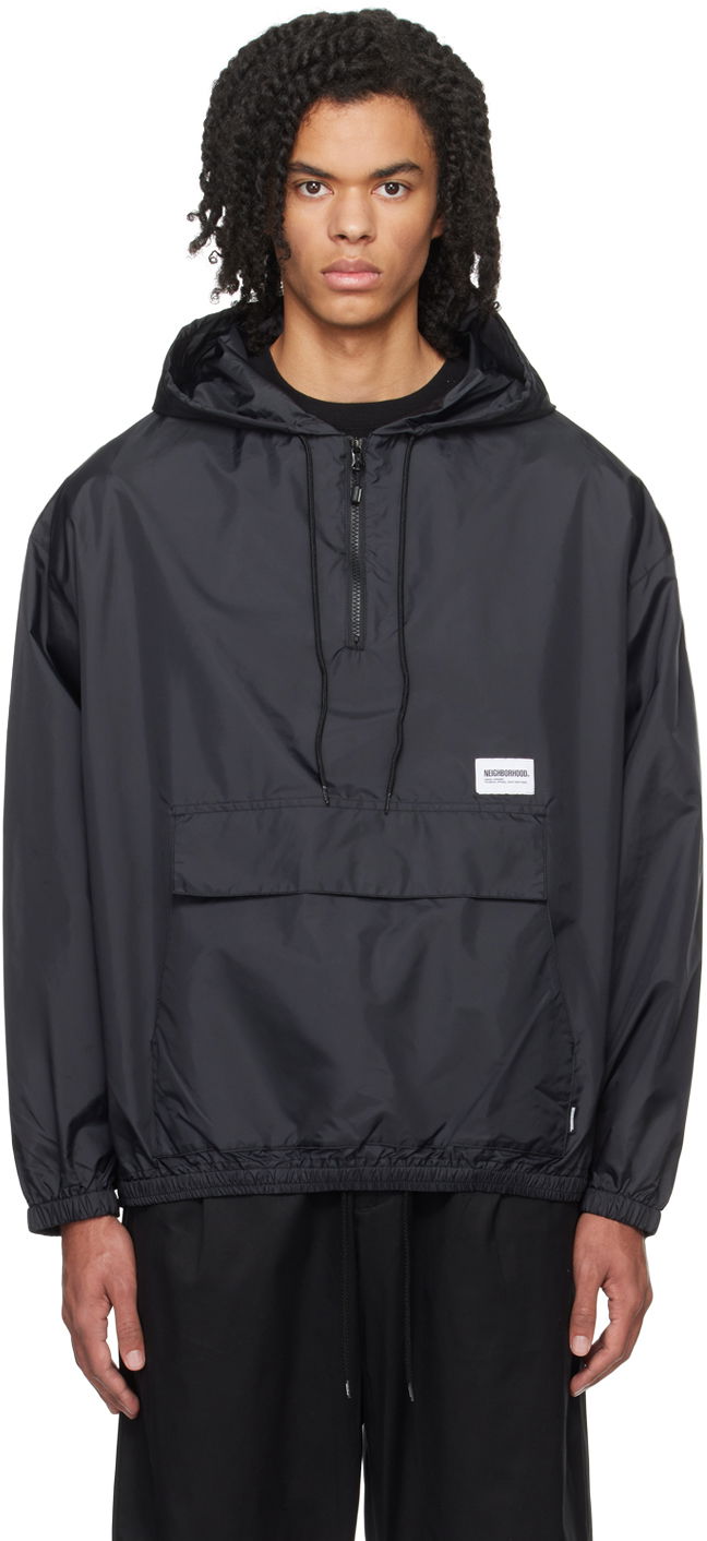 Bunda Neighborhood Hooded Jacket Čierna | 232TSNH-JKM09, 0