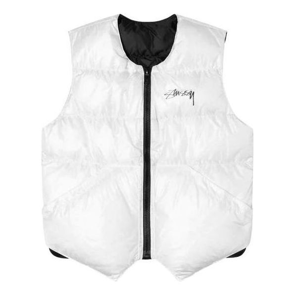 Vesta Stüssy Reversible Down Vest Biela | 315292, 0