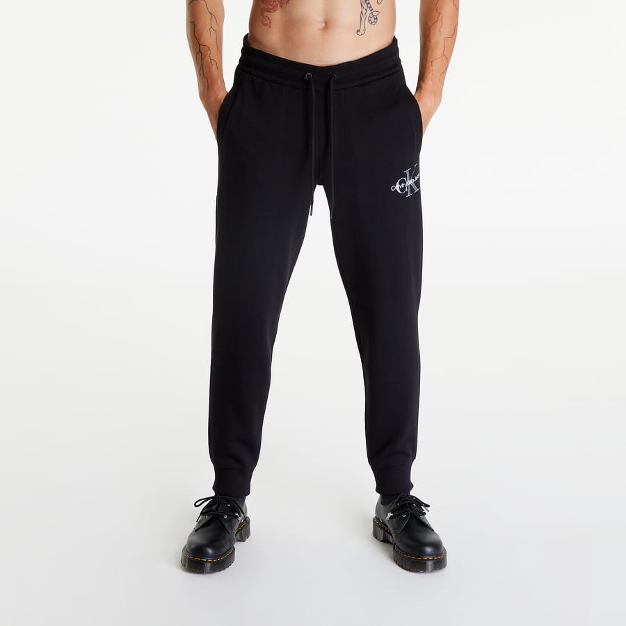 Tepláky CALVIN KLEIN Monologo Pants Čierna | J30J320899 BEH, 0