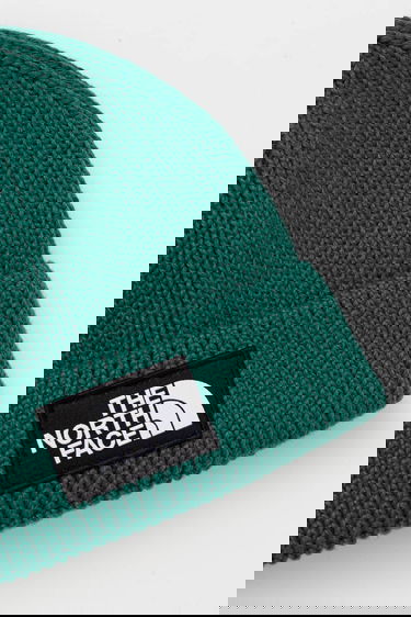 Kulicha The North Face Logo Box Cuffed Beanie Zelené | NF0A8CHENL11, 3
