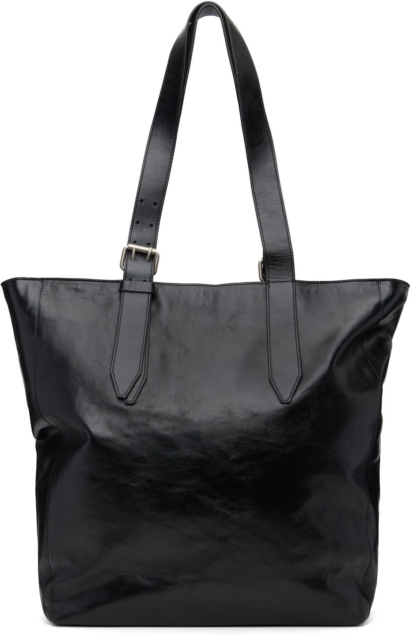 Tote bag Dries Van Noten Dries Van Noten Adjustable Leather Tote Čierna | 252-021513-151