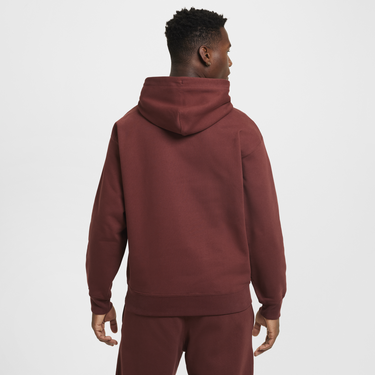 Mikina Nike Solo Swoosh Fleece Hoodie with Hood Vínová | DX1355-231, 1