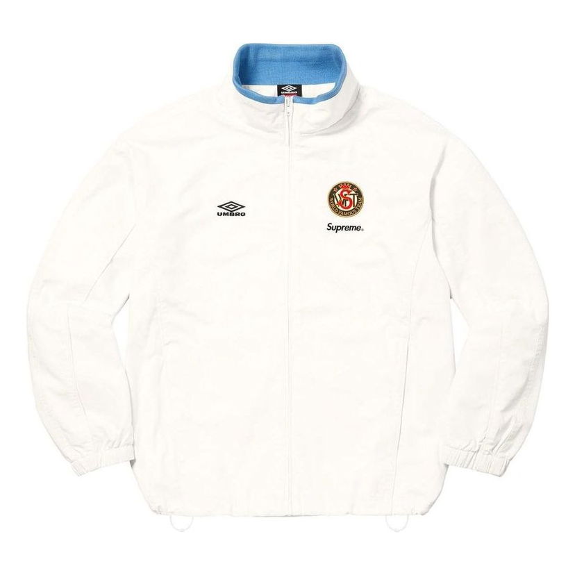 Vetrovka Supreme Ripstop Track Jacket by Umbro Biela | SUP-FW23-093
