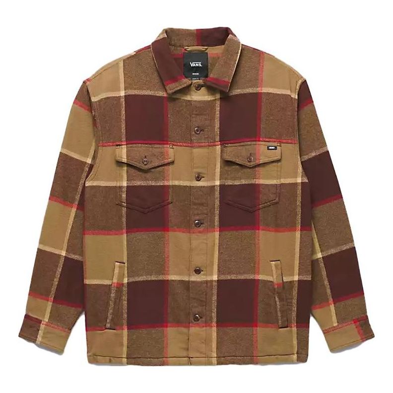 Košeľa Vans Norbeck Long Sleeve Flannel Shirt Hnedá | VN000AAYCLY