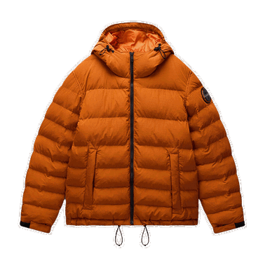 Prešívaná bunda Napapijri Hooded Puffer Jacket A-TEREZ Oranžová | NP0A88TGA681, 0