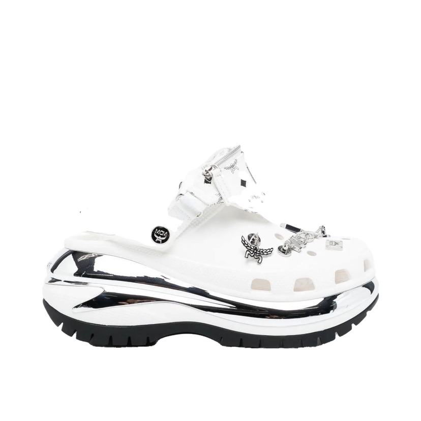 Tenisky a topánky Crocs MCM x Mega Crush Clog "Belt Bag Bracelet White" Biela | 209357-100