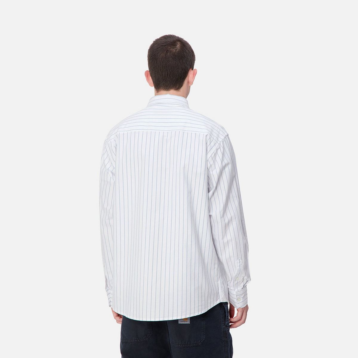 Košeľa Carhartt WIP Dowlen Stripe Long Sleeve Shirt Biela | I033815_9, 1