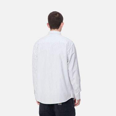 Košeľa Carhartt WIP Dowlen Stripe Long Sleeve Shirt Biela | I033815_9, 1