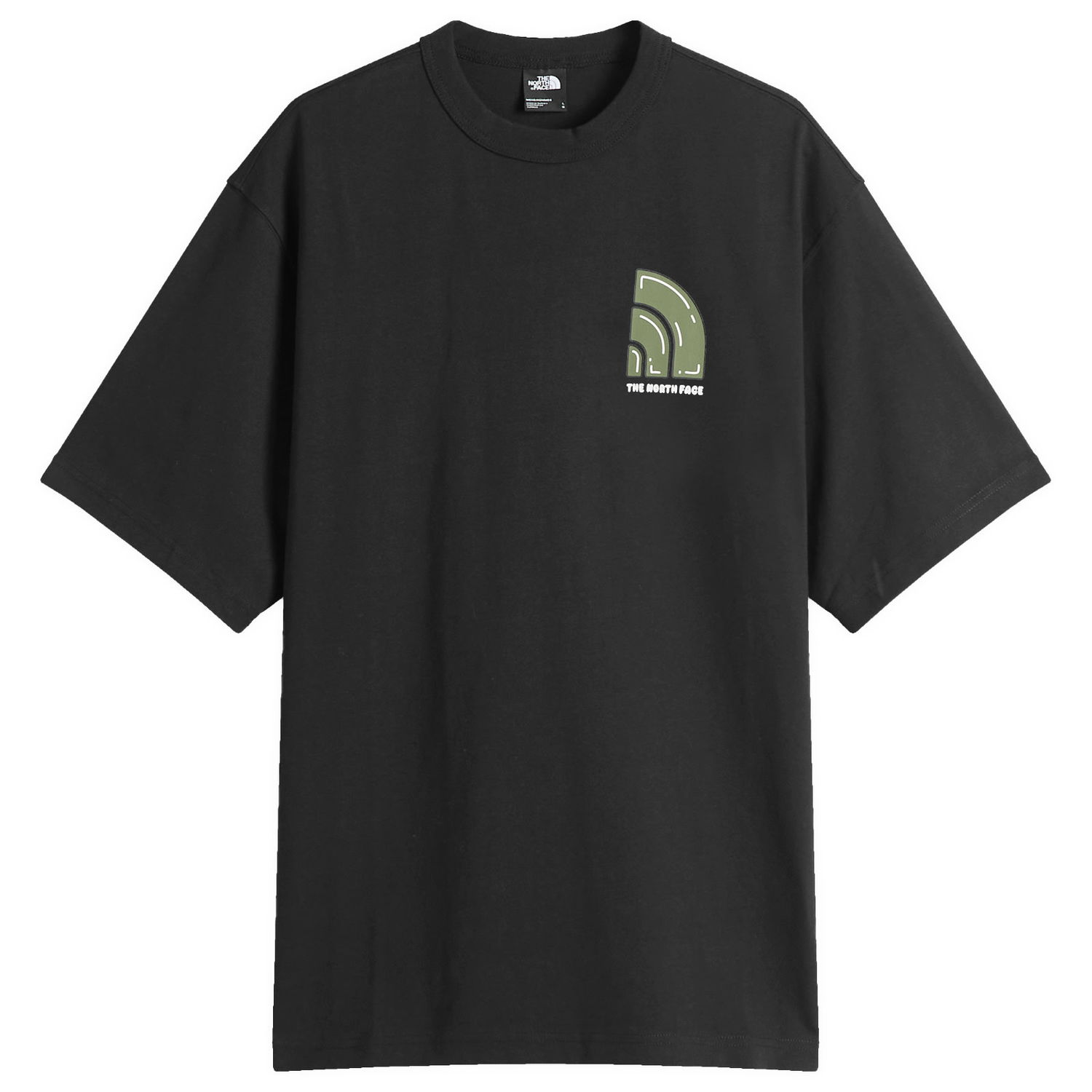 Tričko The North Face Men's Bubble Logo Relaxed T-Shirt, Size Small Čierna | NF0A8F2RJK3, 1