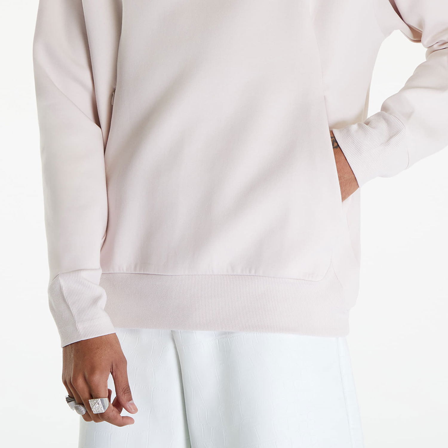 Mikina adidas Originals Z.N.E. Premium Hoodie Putmau Biela | IR5211, 1