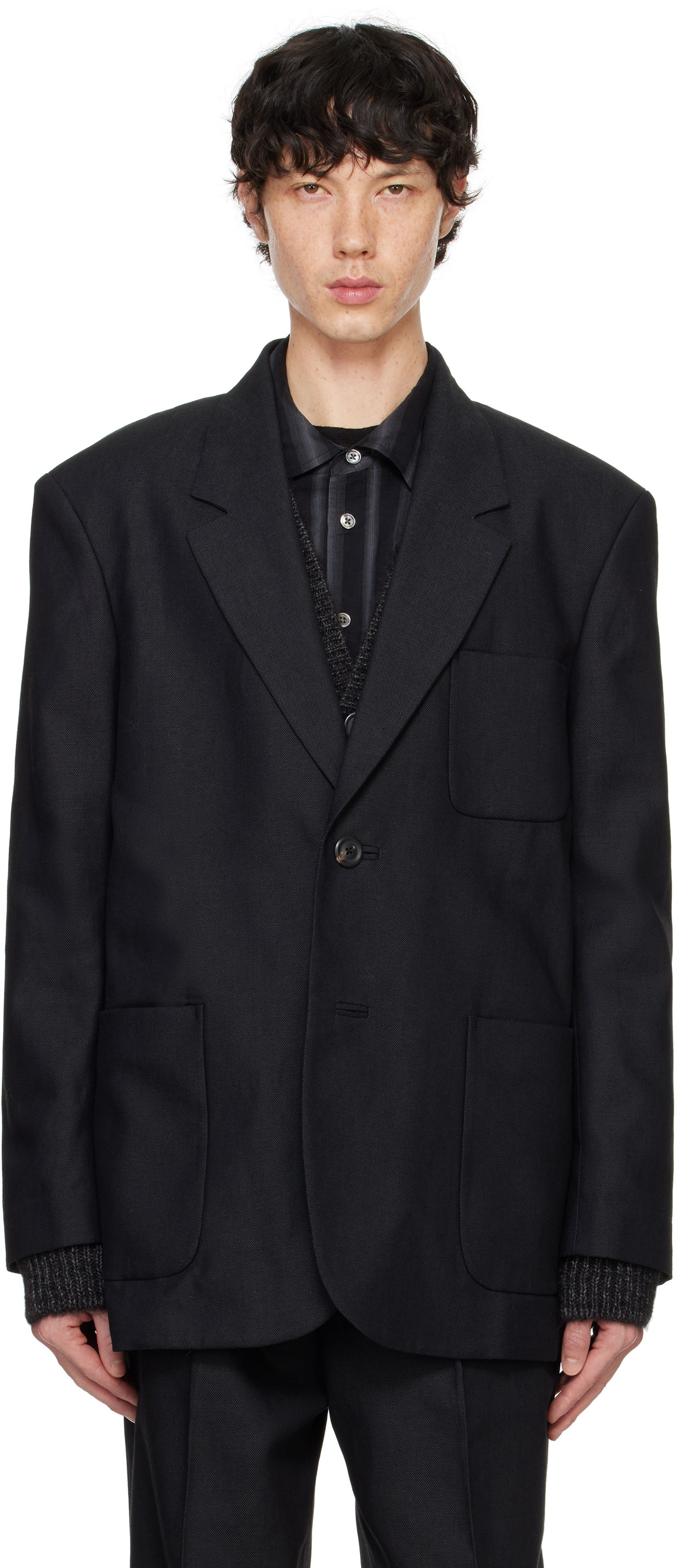 Bunda OUR LEGACY Embrace Blazer Čierna | M4240EB, 0