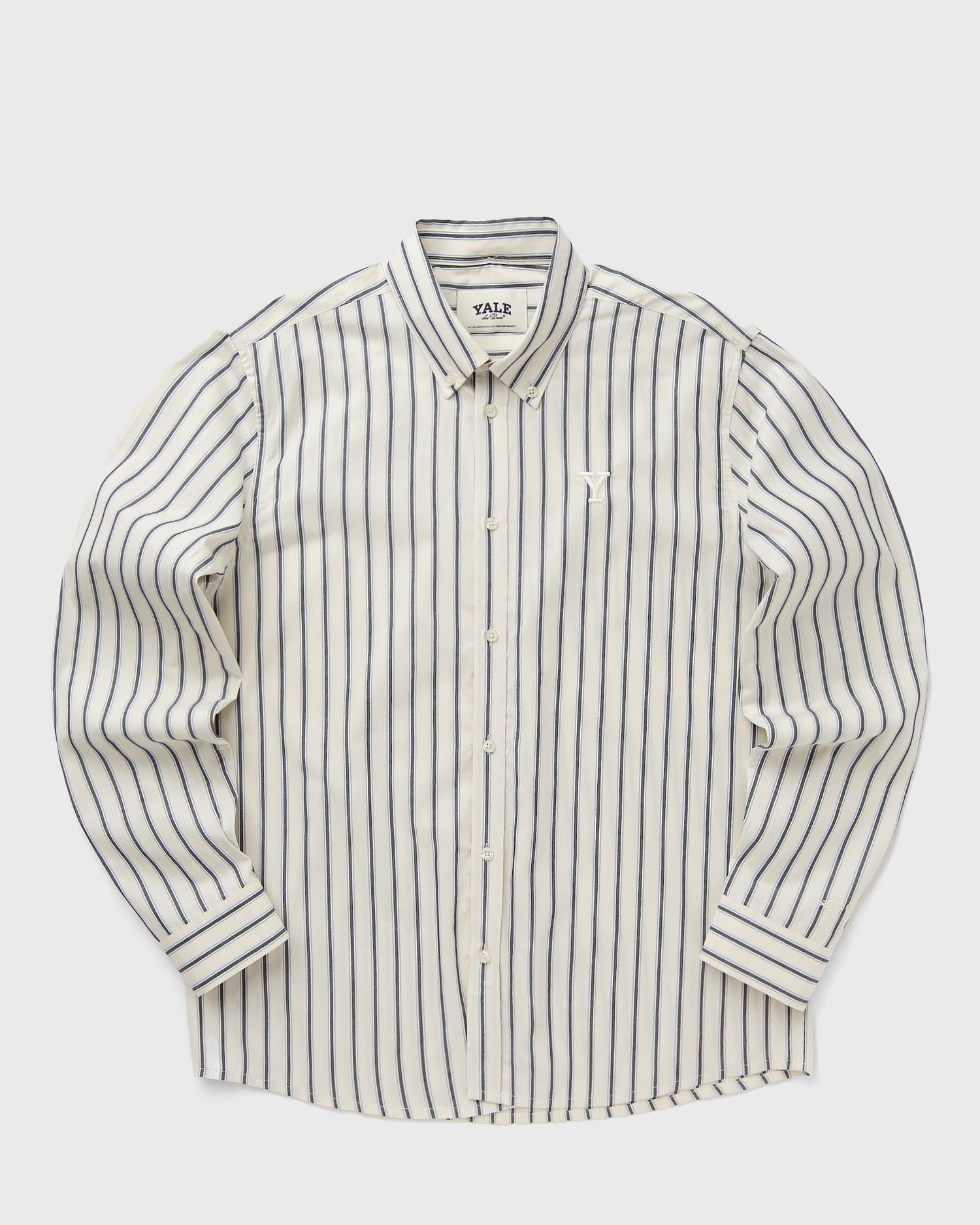 Košeľa Les Deux Yale Stripe Poplin Shirt Longsleeves Béžová | COL410140-218460, 0