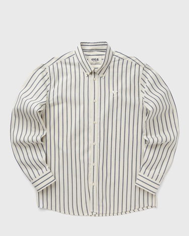 Košeľa Les Deux Yale Stripe Poplin Shirt Longsleeves Béžová | COL410140-218460, 0