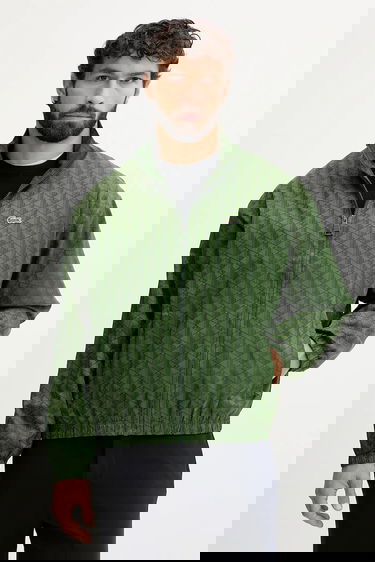 Vetrovka Lacoste Monogram Windbreaker Jacket Zelené | BH8902, 0