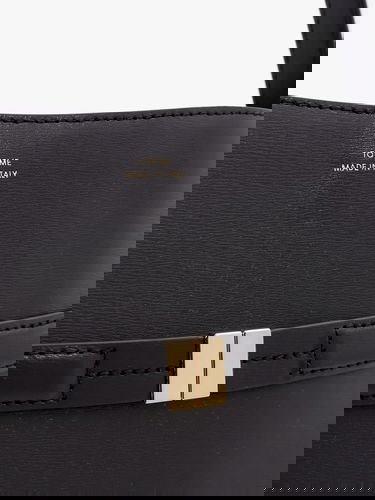 Kabelka TOTEME Belted Toteme Leather Shoulder Bag Čierna | 244WAL0048LE0025001, 4