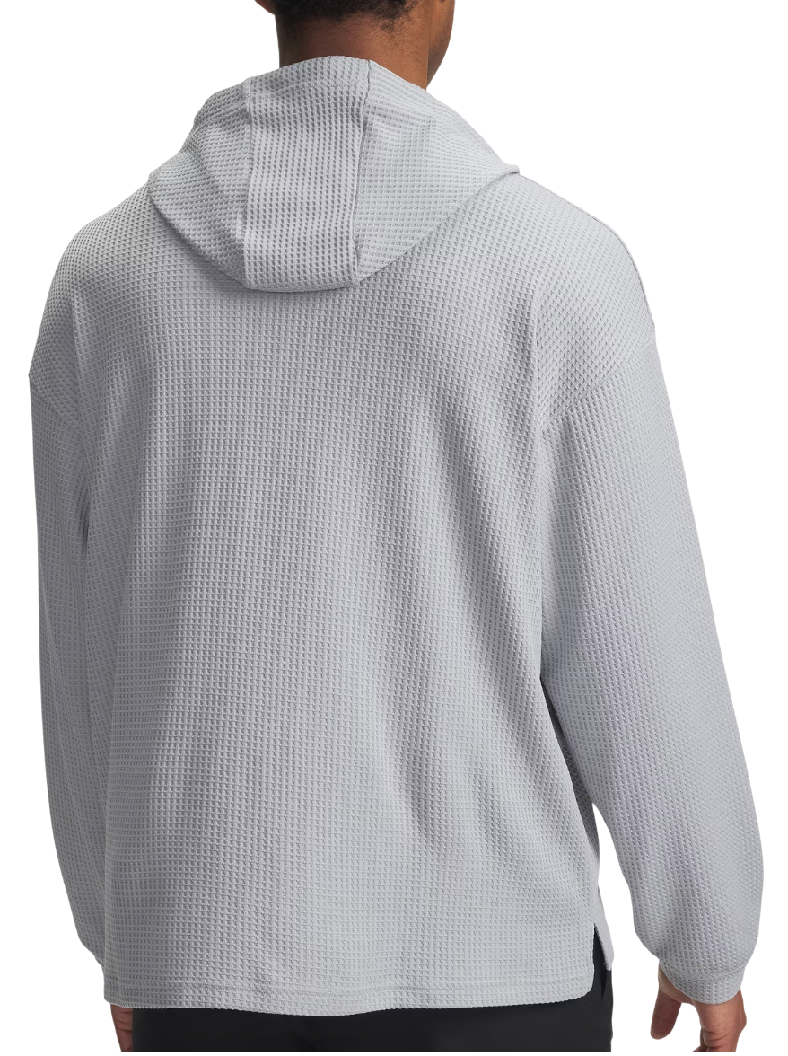 Mikina Under Armour Rival Waffle Hoodie Šedá | 1383108-011, 1