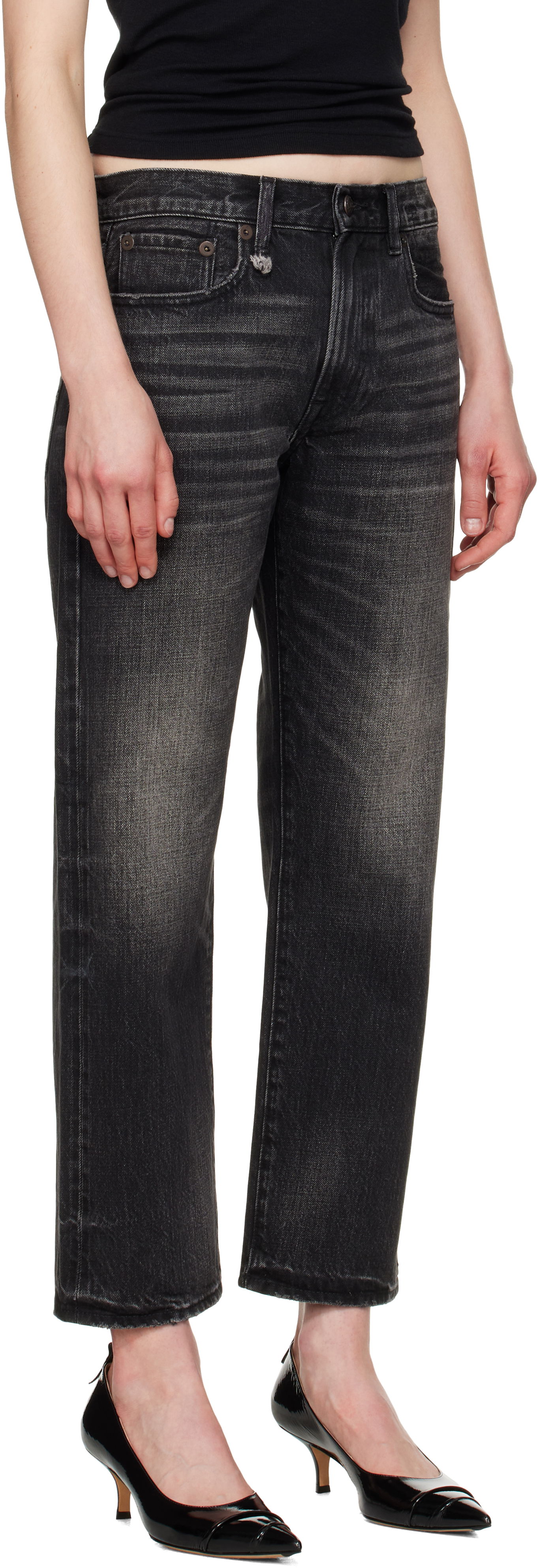 Džínsy R13 R13 Romeo Jeans Čierna | R13WD103-D175A, 1