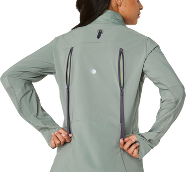Bunda Asics Road Winter Jacket Zelené | 2012d069-400, 3