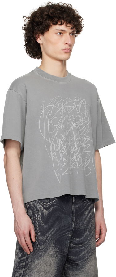 Tričko Camper CAMPERLAB Boxy Mineral Dye T-Shirt Šedá | AU00020-003, 1