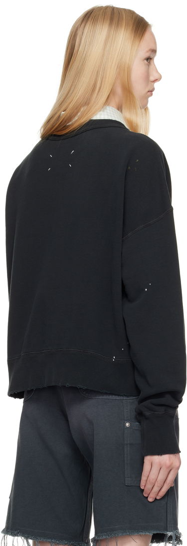 Sveter Maison Margiela Maison Margiela Graffiti Logo Sweatshirt Čierna | S50GU0237 M25019, 2
